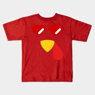 Turkey Face Costume T-Shirt Kids T-Shirt